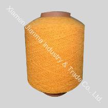 Elastic thread covered yarn